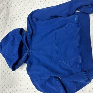 TNA Cozy Fleece Hoodie in Vibrant Blue